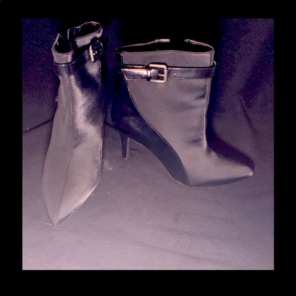 Black satin shiny